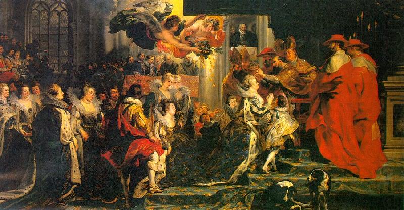 Peter Paul Rubens The Coronation of Marie de Medici china oil painting image